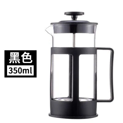 Decorbites™ Tetera Francesa de 350 ml: Cafetera de filtro con máquina de café moka