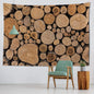 Decobites Wood Plank Texture Pattern Tapestry | Big Art Wall Hanging for Home Decor