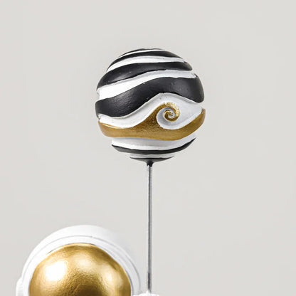 DecorBites™ Astronauts Figurines Gold Tabletop Decoration Creative Spaceman Figures