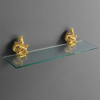 Juego de herrajes para baño DecorBites™ Dragon: Portarrollos de papel, toallero, jabonera (MB-0950A)