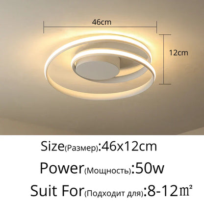 DecorBites™ LED Chandelier: Modern Surface Mounted Lights for Living Room, Bedroom, Study Room