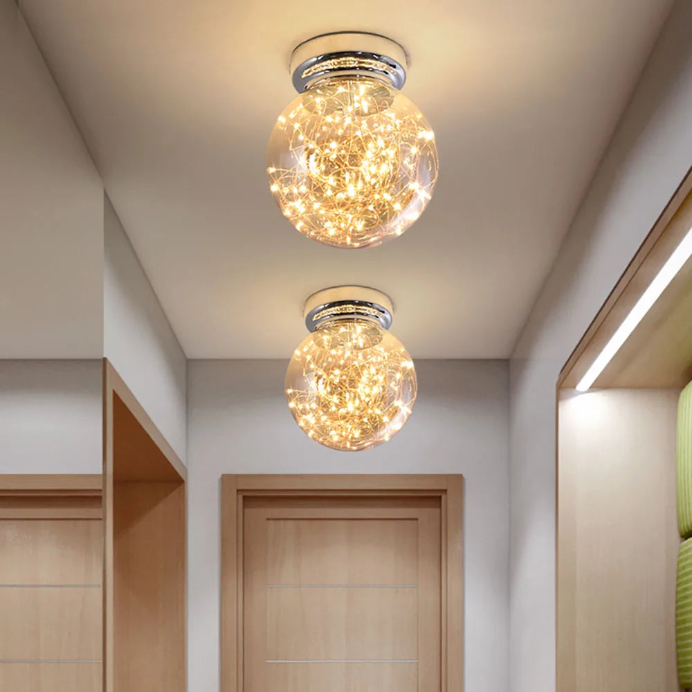 DecorBites™ Gypsophila LED Ceiling Light: Modern & Nordic Style for Indoor Decor