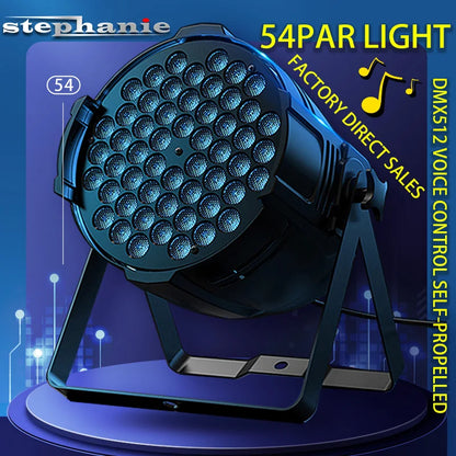 Decorbites™ Luces LED Par RGBW Lavado Estroboscópico Efecto de Iluminación para DJ y Escenario