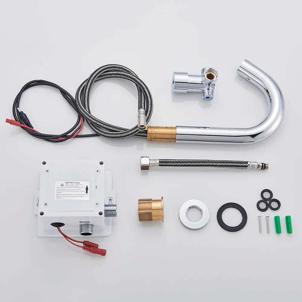 DecorBites™ Infrared Sensor Faucet Mixer for Touchless Electric Basin - Hot & Cold Water