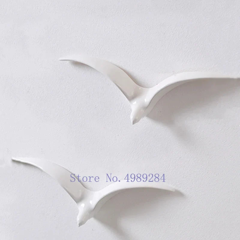 DecorBites™ Bird Ceramic Pendant Wall Decor Gold Seagull Wild Goose Modern Home