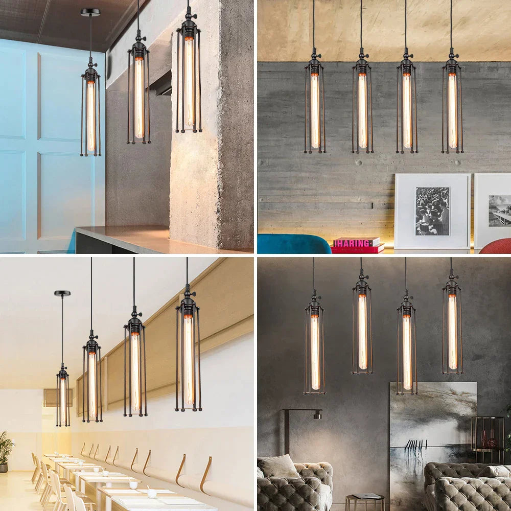 Decorbites™ Industrielle Hängelampe: Vintage Retro Pendellampe für Restaurant und Heimdekoration