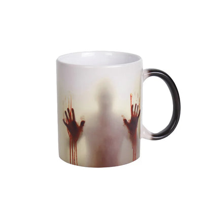 Decorbites™ Halloween-Chamäleon Farbwechsel-Porzellanbecher - 350 ml