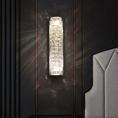 DecorBites™ Crystal Wall Lamp: Modern LED Bedside Light for Bedroom, Living Room, Stairs & Home Decor