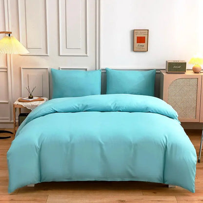 Decobites Luxury Blue Duvet Cover Set with Sheet and Pillowcases