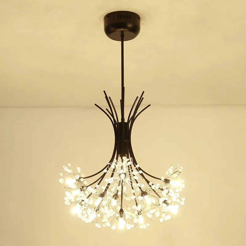 DecorBites™ Crystal Flower Pendant Chandelier with G4 Socket