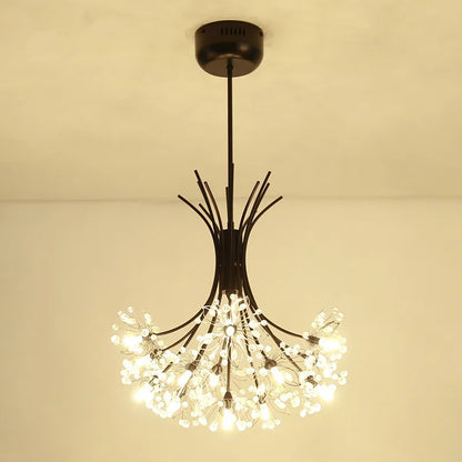 DecorBites™ Crystal Flower Pendant Chandelier with G4 Socket