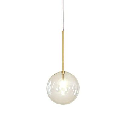 DecorBites™ Gold Glass Ball Pendant Lights for Dining Room and Kitchen