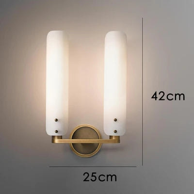 DecorBites™ LED Art Deco Wall Sconce for Bedroom
