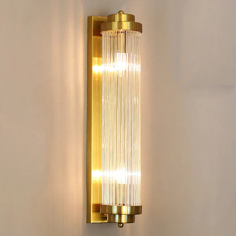 DecorBites™ Crystal Wall Lamp: Modern Minimalist Luxury LED Lights for Living Room, Bedroom & Aisle