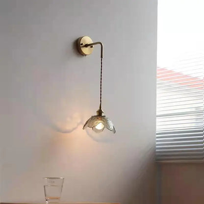 DecorBites™ Gray Glass LED Bathroom Mirror Sconce Wall Lamp Lighting