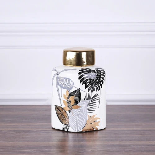 مزهرية خزفية ريفية من DecorBites™: جرة ديكور منزلي زهرية لغرفة المعيشة وطاولة الطعام