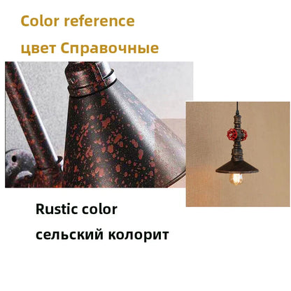 DecorBites™ Industrial Water Pipe Pendant Lamp for Dining, Bar, and Café