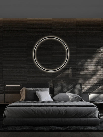 DecorBites™ LED Ring Wall Lamp: Minimalist Living Room Decor & Atmosphere Light