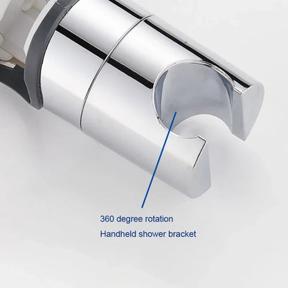 حامل رأس الدش المنزلق القابل للتعديل من DecorBites™، ملحق تثبيت من الكروم