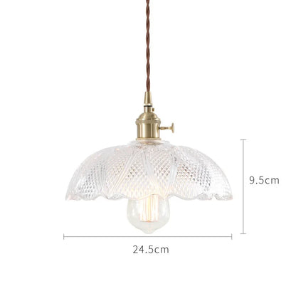 Lámparas Colgantes de Vidrio Decorbites™: Estilo Nórdico Japonés, Lámpara LED Industrial Vintage para Hogar, Bar, Café