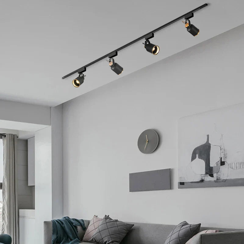 DecorBites™ GU10 7W LED Track Light Aluminum Spotlights Ceiling Rail Track Lighting Display