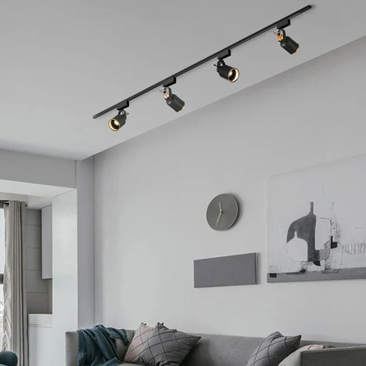 DecorBites™ GU10 7W LED Track Light Aluminum Spotlights Ceiling Rail Track Lighting Display