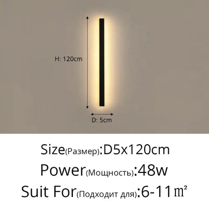 DecorBites™ LED Porch Lights | Modern Outdoor Black Lamps for Living Room & Bedroom