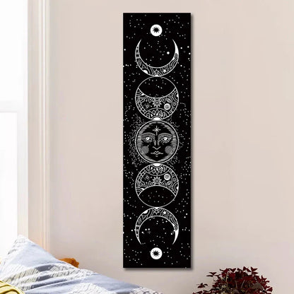 Decobites Moon Phase Tapestry Stars Blanket Wall Hanging Space Decor