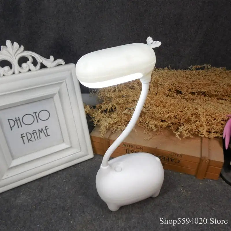 DecorBites™ Elk Night Lamp: Cute Animal LED Desk Lamp for Children's Bedroom