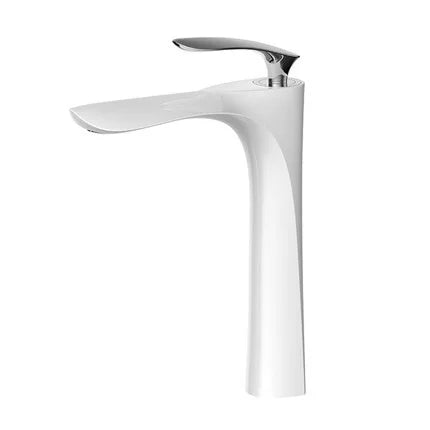 Decorbites™ Grifo de Lavabo Dorado con Asa Única Mezclador de Agua Caliente y Fría Montaje en Cubierta