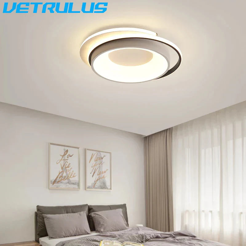 DecorBites™ LED Chandelier Light for Living Dining Room, Modern Acrylic Surface Mounted Fixture