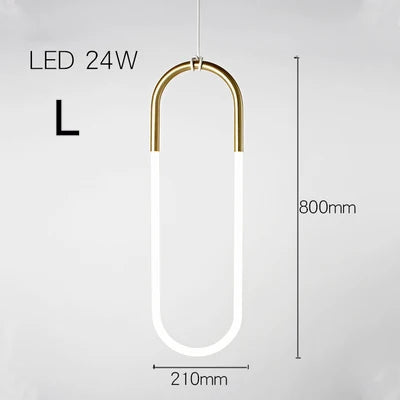 DecorBites™ Gold Pendant Lights Energy Saving for Living Room Hanglamp