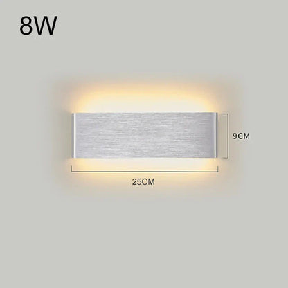 DecorBites™ LED Aluminum Mirror Light Wall Lamp for Corridor, Bedside, Bathroom - Nordic Modern Design