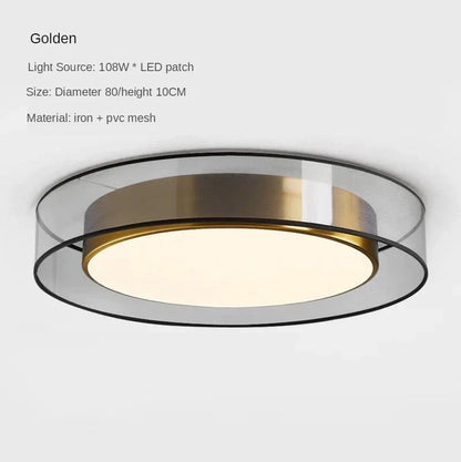 DecorBites™ LED Ceiling Light: Minimalist Nordic Round Lighting Fixture for Living Room, Bedroom, Dining Room
