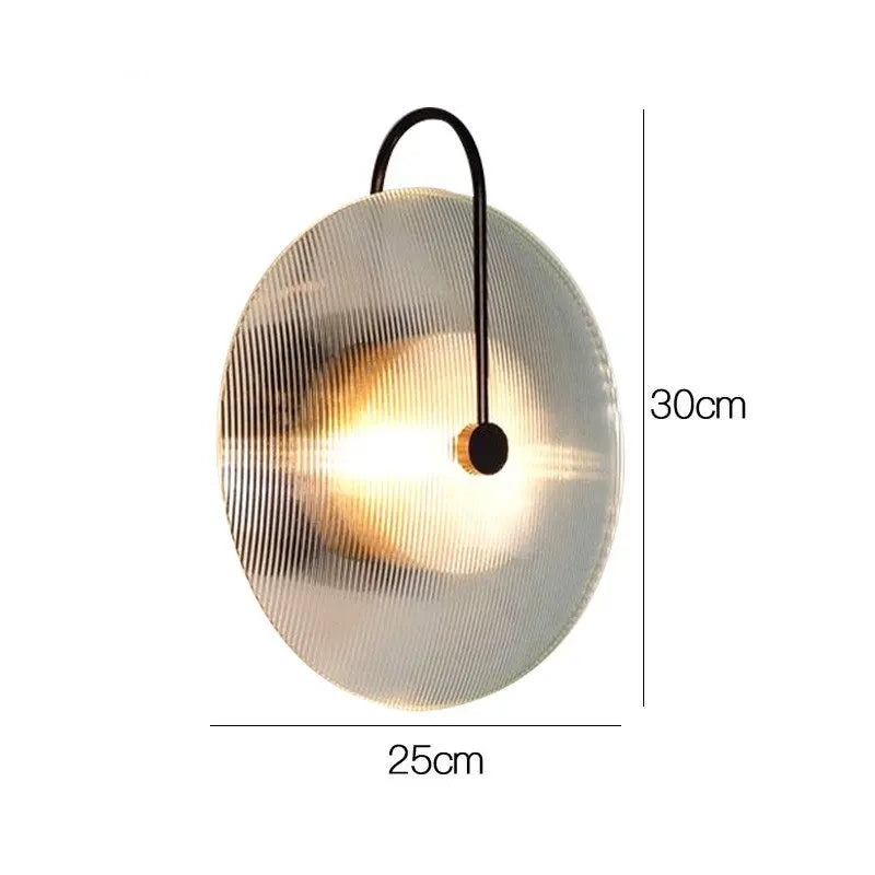 DecorBites™ Glass Wall Lamp Nordic Minimalist T Model Sconce Light for Home Decor