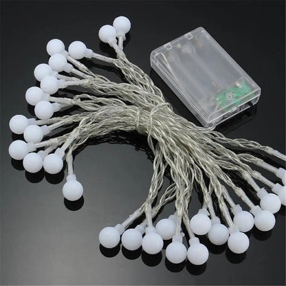 DecorBites™ LED Globe Ball String Lights for Indoor Outdoor Decor