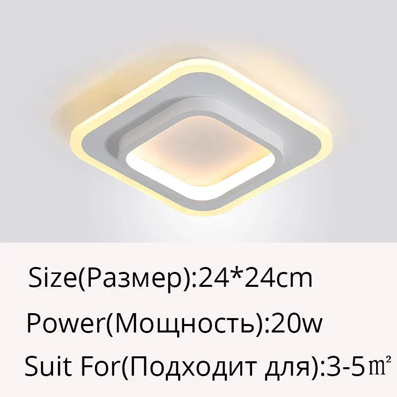 Lámpara de techo LED DecorBites™ para iluminación interior moderna de estilo minimalista