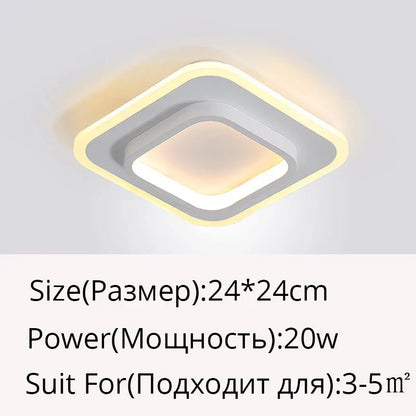 Lámpara de techo LED DecorBites™ para iluminación interior moderna de estilo minimalista