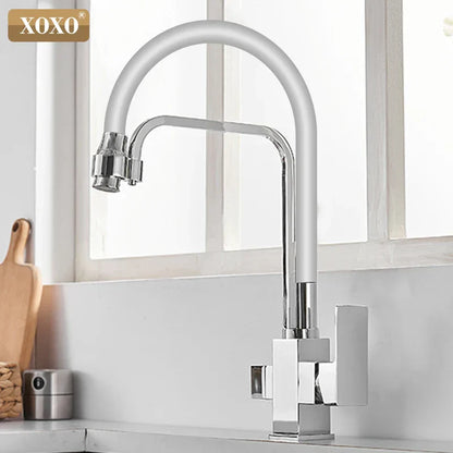 DecorBites™ Black 360° Rotation Filter Kitchen Faucet Single Hole Mixer Tap Pure Water