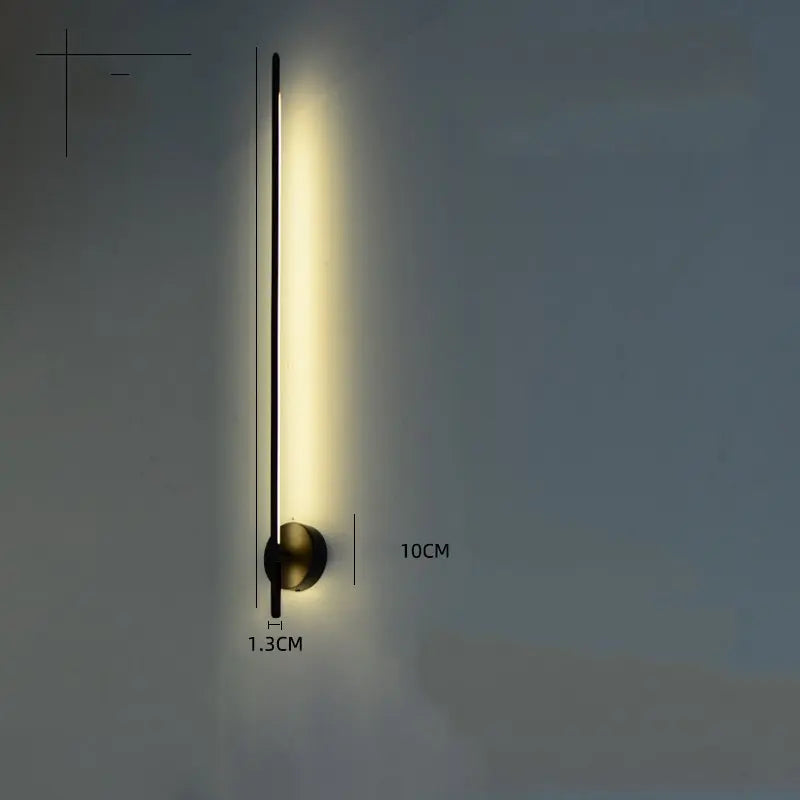 DecorBites™ Gold Geometric Wall Lamp for Living Room, Bedroom, and Hotel Aisle