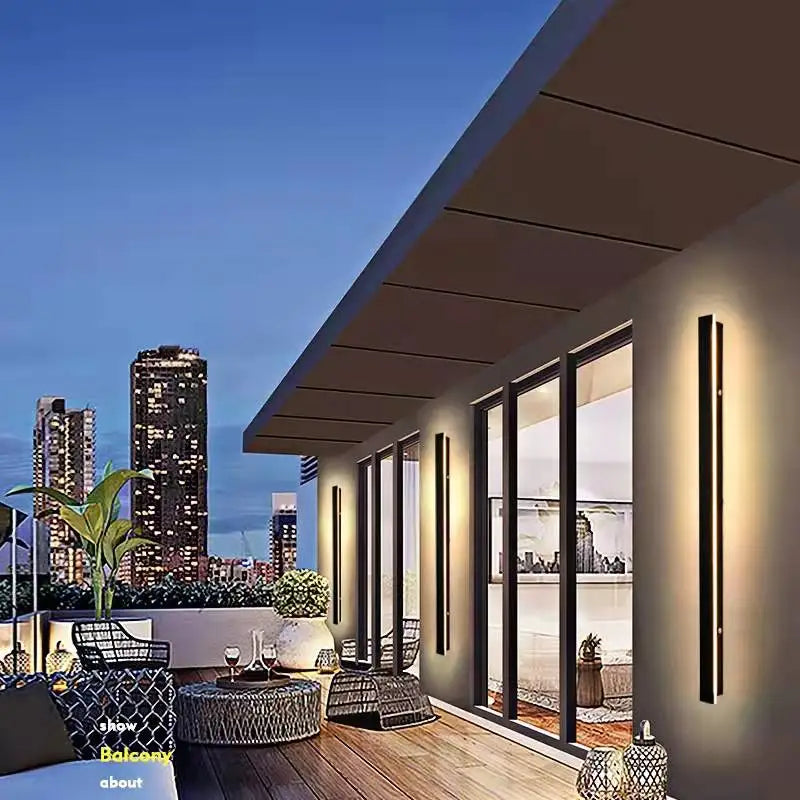 DecorBites™ LED Outdoor Wall Light - Waterproof Aluminum Garden Porch Decorative Lighting