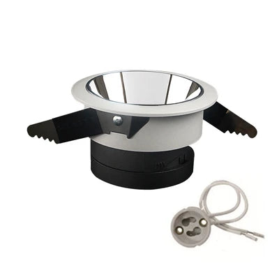 إضاءة السقف DecorBites™ القابلة للتعديل والمضادة للتوهج مع قاعدة مصباح GU10/MR16 للإضاءة الموضعية الداخلية