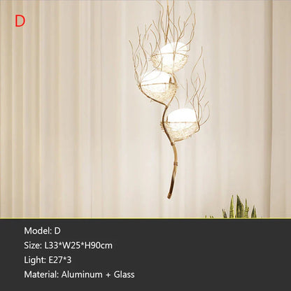 DecorBites™ Bird's Nest LED Pendant Light for Dining Room, Cafe, Bar, Restaurant Decor