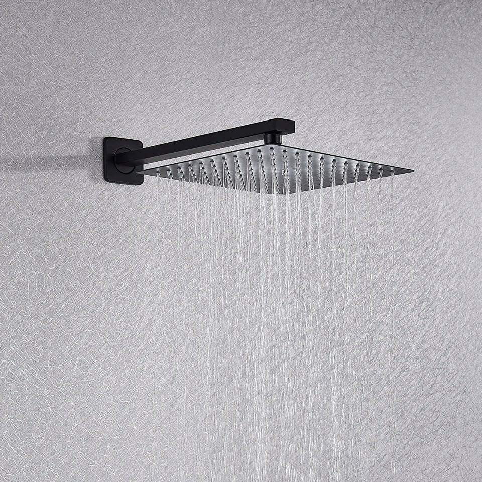 DecorBites™ Digital Display Luxury Rainfall Shower Faucet with Massage System & Bathtub Faucet