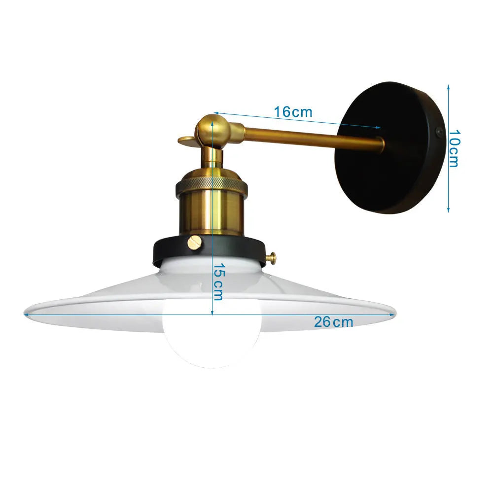 DecorBites™ Industrial Loft Wall Lamp, Retro Wall Light for Home Decor, E27 Bulb Lighting