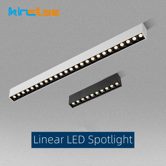 Lámpara lineal LED DecorBites™: Iluminación moderna de techo de superficie para el hogar, 110 V/220 V
