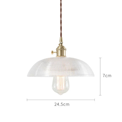 Lámparas Colgantes de Vidrio Decorbites™: Estilo Nórdico Japonés, Lámpara LED Industrial Vintage para Hogar, Bar, Café