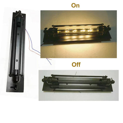 DecorBites™ Industrial Wall Lamp Black Silver Copper 8W LED Sconce Light for Bedroom Café