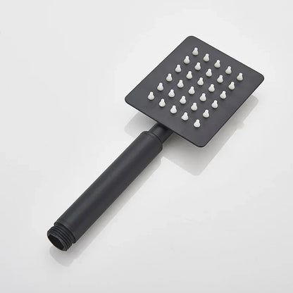DecorBites™ Black High Pressure Hand-held Shower Head for Water Saving and Bathroom Rainfall
