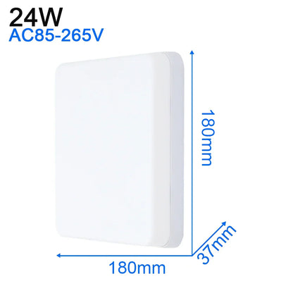 DecorBites™ LED Ceiling Light: Modern Ultra-thin Panel, 6-48W, Surface Mounted for Living Room